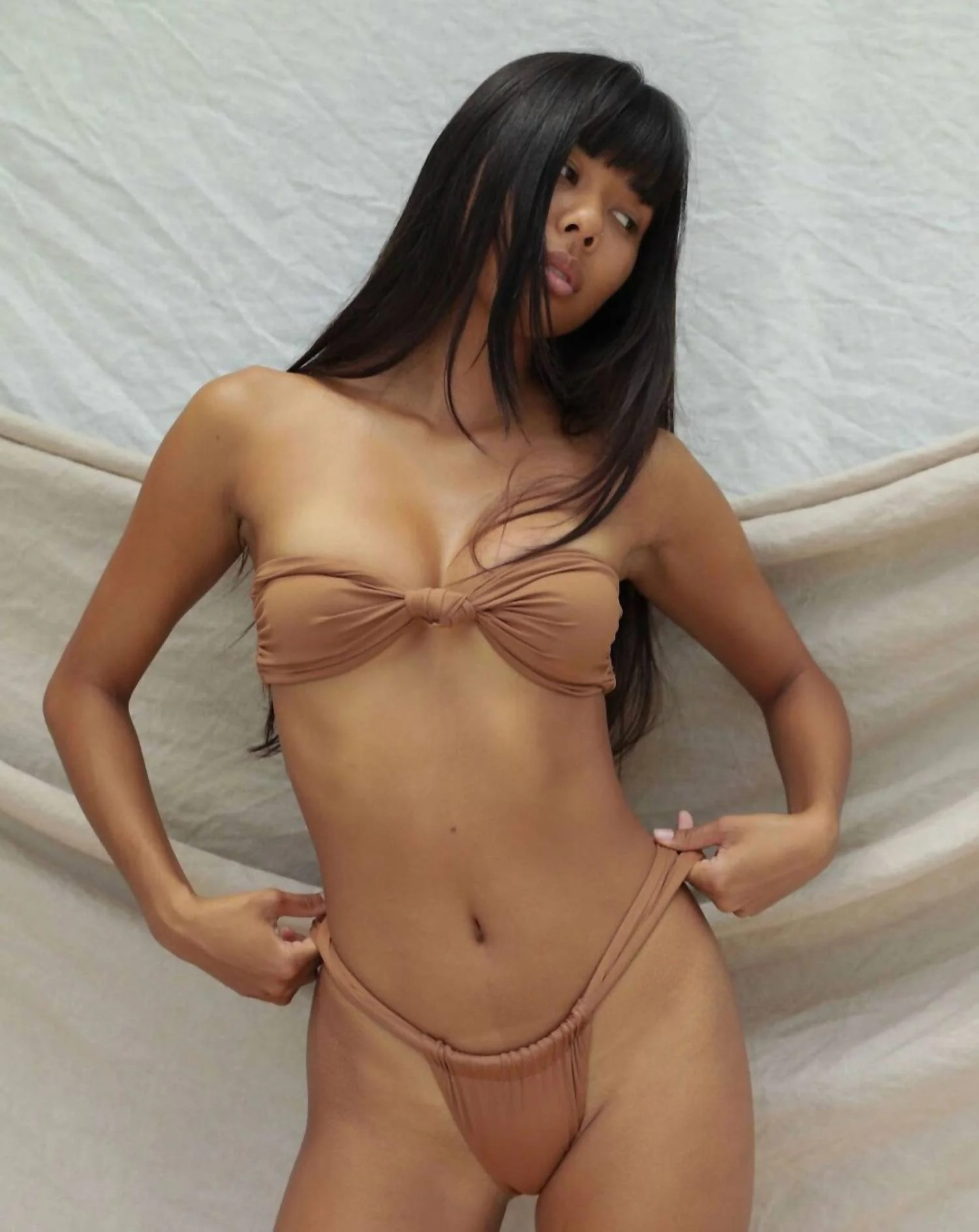 Lele Bikini Top In Rawhide | Shop Simon