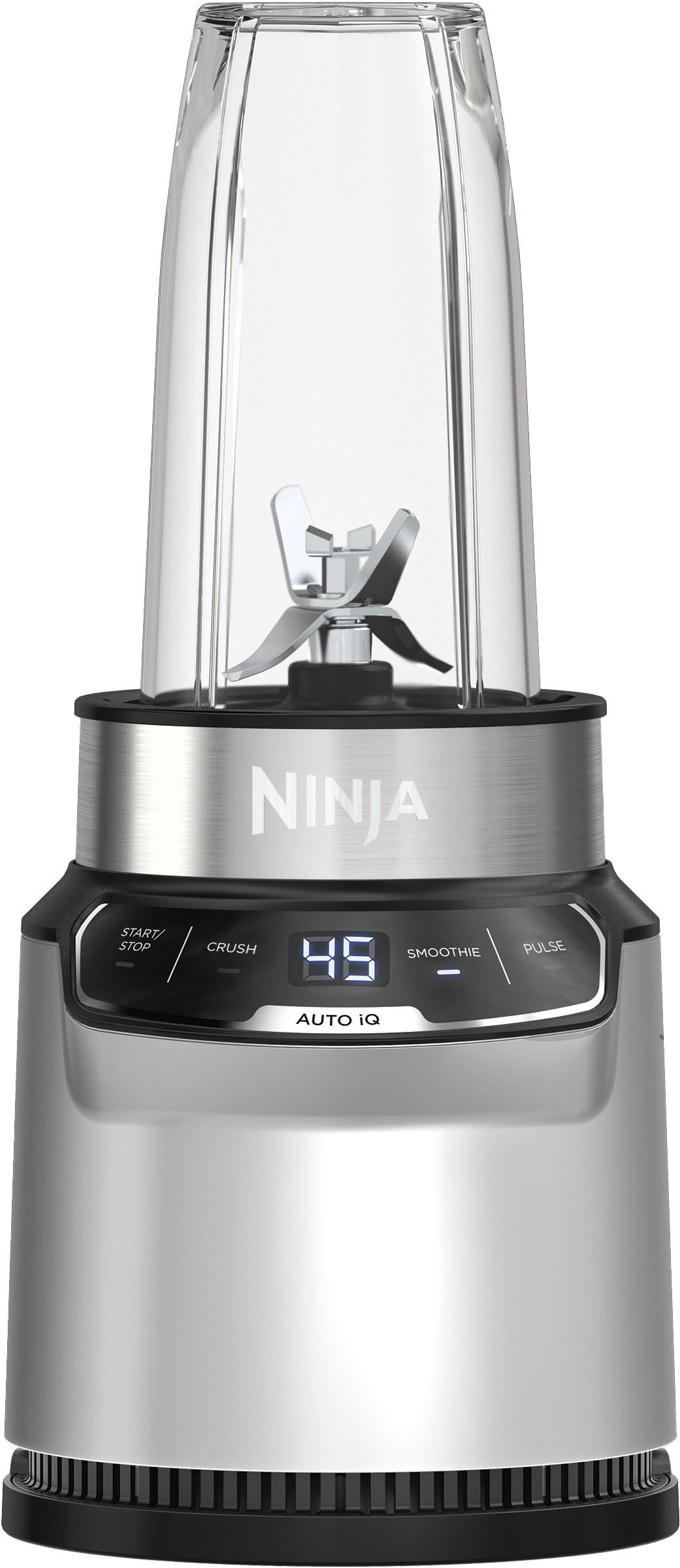 Ninja Nutri-Blender Pro Personal Blender with Auto-iQ Cloud Silver BN401 - Best Buy | Best Buy U.S.