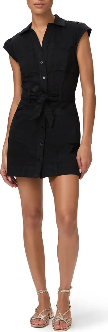 Jaxsyn Cap Sleeve Tie Belt Shirtdress | Nordstrom