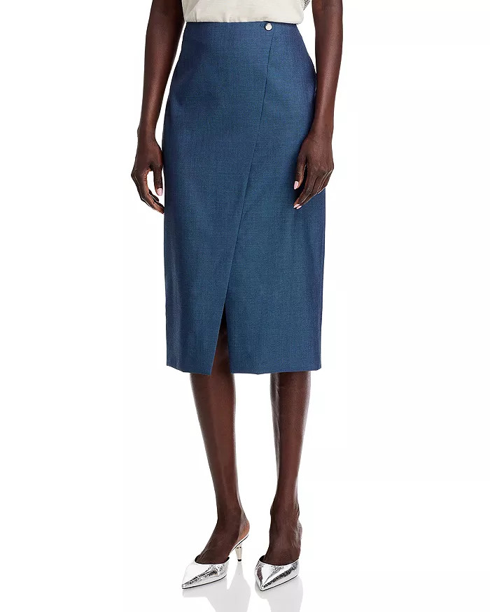 Velibea Wrap Style Pencil Skirt | Bloomingdale's (US)