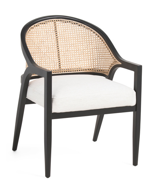 22x31 Rattan And Wood Thane Dining Chair | TJ Maxx