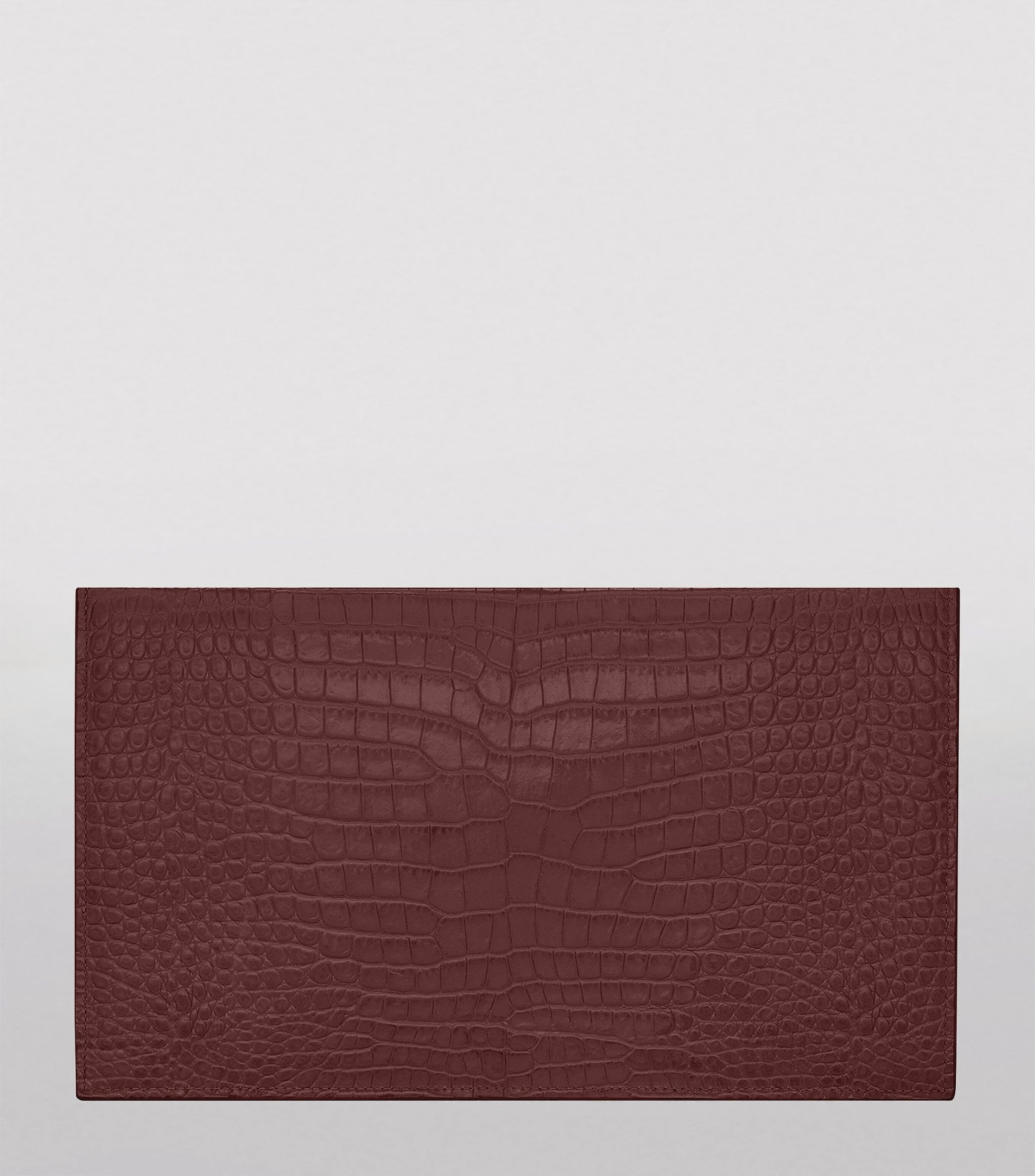 Uptown Croc-Embossed Clutch Bag | Harrods