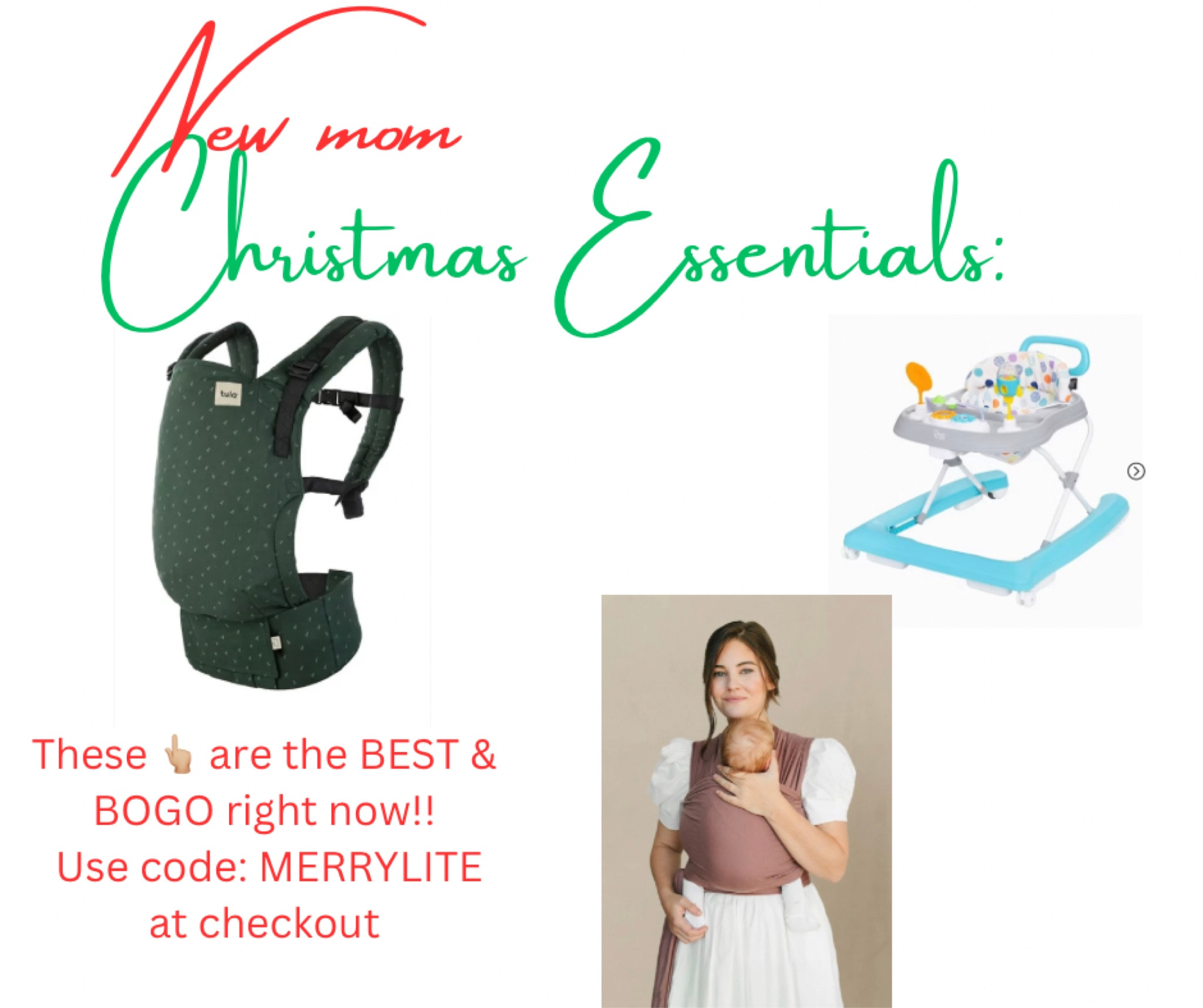 These are all amazing gift ideas for a new mom/baby/family! 
The Tula baby carriers are BuyOneGetOne free right now which is HUGE!! Use code: MERRYLITE at checkout! ✨🎄

#LTKSaleAlert #LTKBaby #LTKHoliday