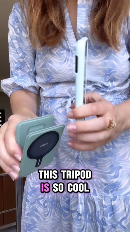 Here's why you NEED the Moft magnetic tripod:

Super portable: Folds flat & sticks to the back of your phone! No more bulky tripod bags.
Surprisingly sturdy: Don't let the size fool you, this thing holds your phone rock-solid.
✨ Multiple angles: Perfect for selfies, video calls, or watching TikToks hands-free!
Magnetic magic: Sticks right to your MagSafe case (or any phone with an adhesive metal plate).


#LTKVideo #LTKFindsUnder50 #LTKHome