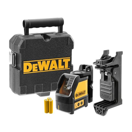 DEWALT Line Laser, Self-Leveling, Cross Line, Red Beam (DW088K) | Amazon (US)