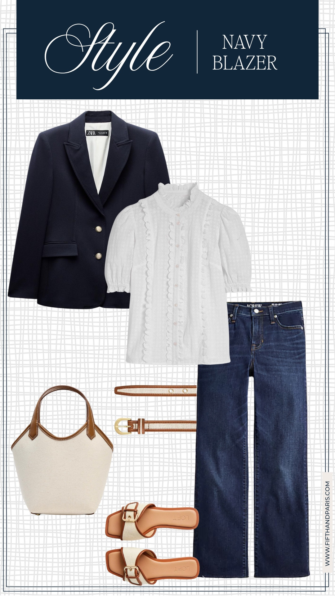 How to style a navy blazer | French girl chic

A navy blazer is an easy way to look polished and elevated.   Pair with denim, a ruffled blouse for an added touch of femininity, add a slide sandal and a cute bucket bag for an elevated, casual style.

#frenchstyle #frenchfashion #parisianstyle 



#LTKSeasonal #LTKStyleTip #LTKOver40