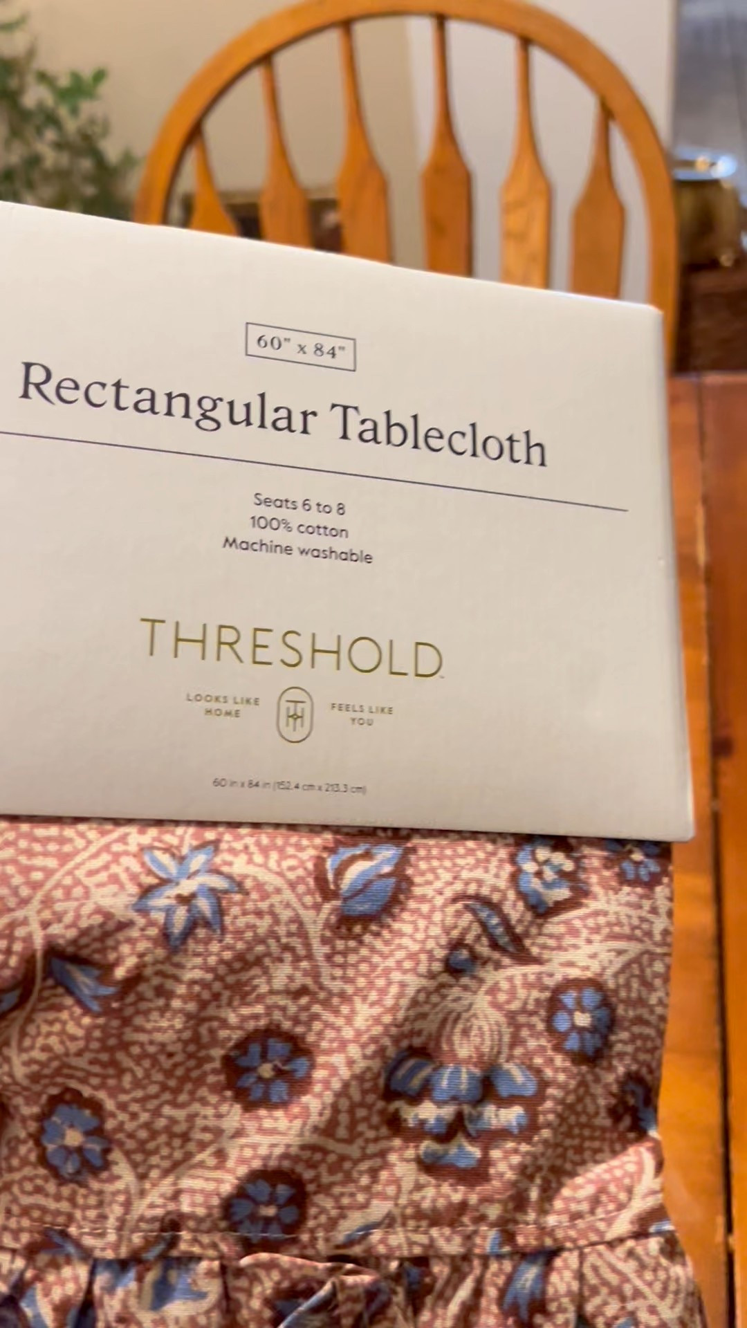 Dinning Table Refresh is easier with a beautiful table cover.. The browns and blues pair so nicely but my favorite is the ruffled edge all the way around. 

#LTKFindsUnder50 #LTKmomlife #LTKHome
