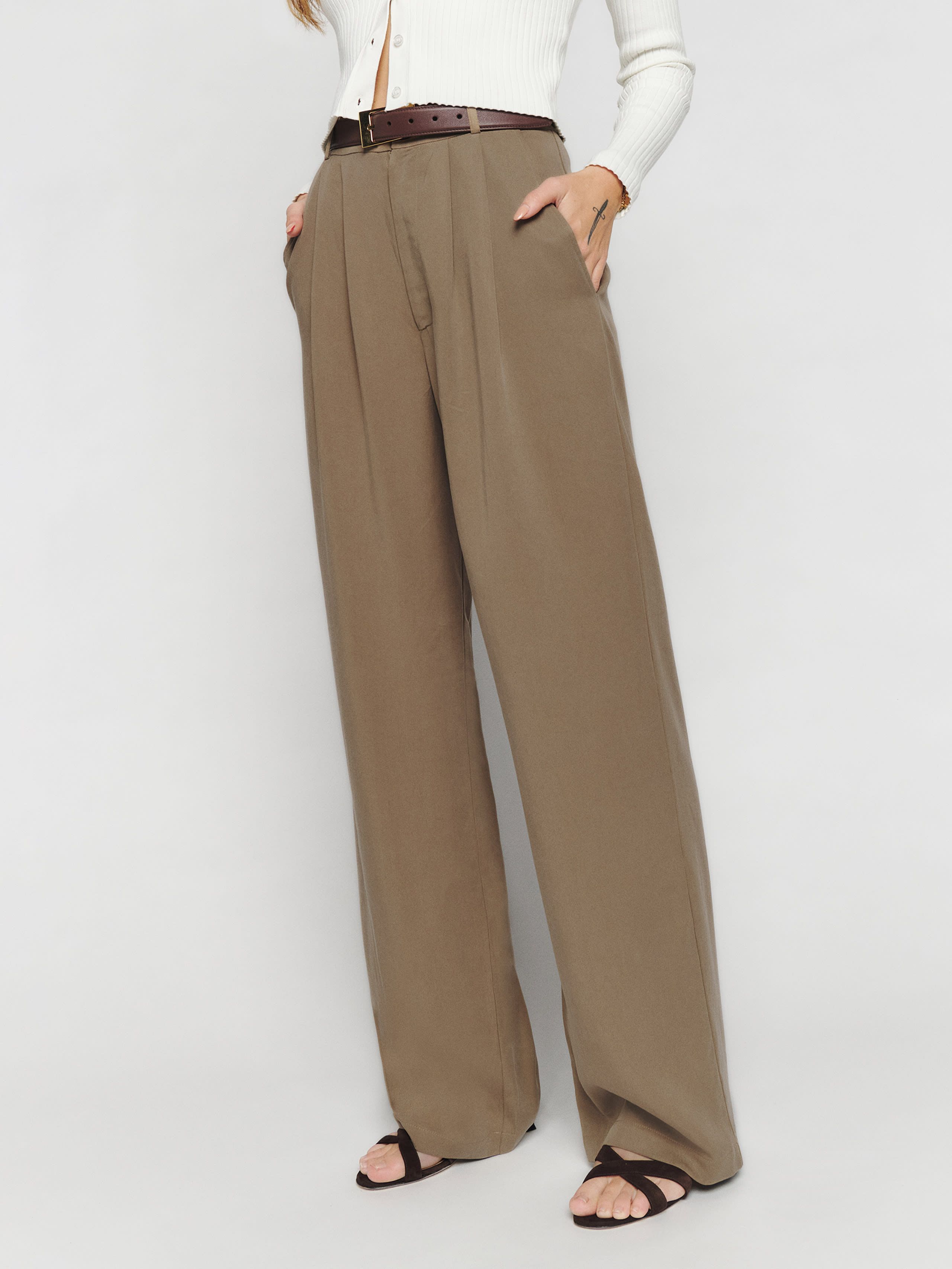 Petites Mason Pant | Reformation (US & AU)