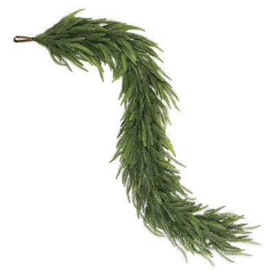 Artificial Norfolk Pine Christmas Garland 5Ft – Realistic Greenery For Fireplace, Staircase, Table, Mantel & Holiday Decor | Wayfair North America