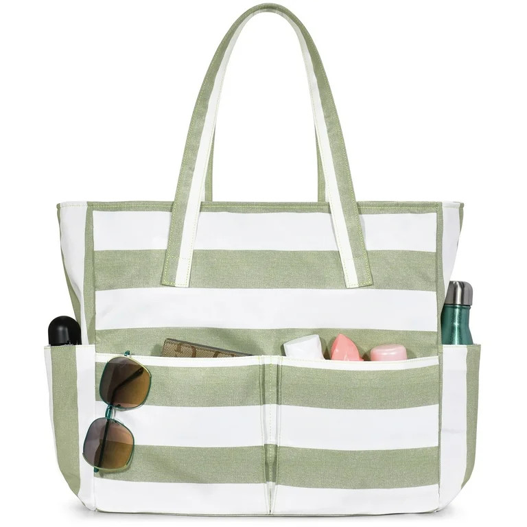 Oscaurt Beach Bags for Women, Beach Tote Bag Waterproof Sandproof Swim Pool Bag Large Capacity Be... | Walmart (US)