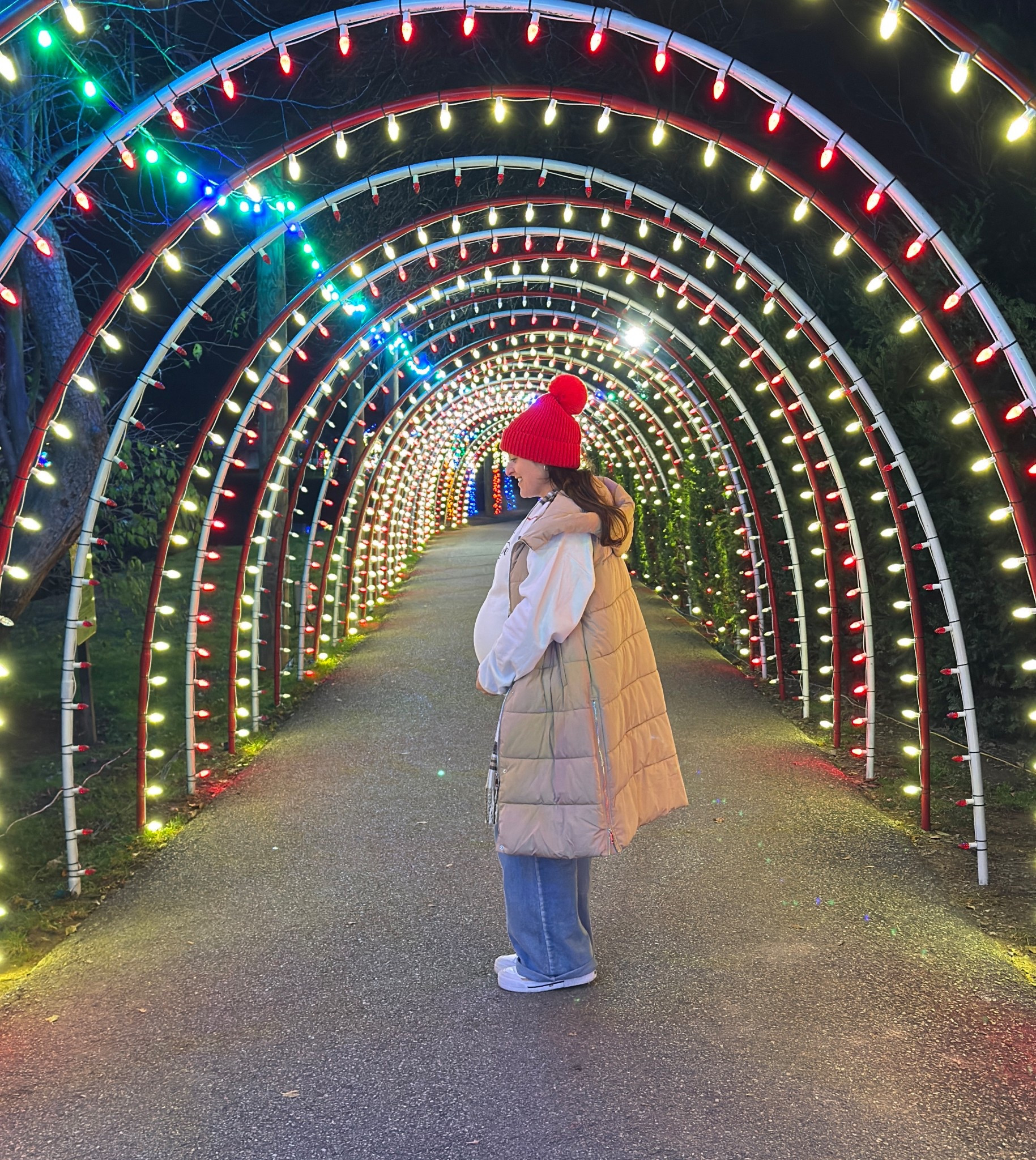 Holiday bump style done right! ❄️✨ Loving this long puffy vest for cozy layering while keeping my bump comfy and cute. Perfect for winter walks, festive outings, or just soaking in the holiday magic! 💛🤰 

#PregnancyStyle #HolidayFashion #CozyLayers #LTKMom #LTKHoliday

#LTKHoliday #LTKBump #LTKmomlife