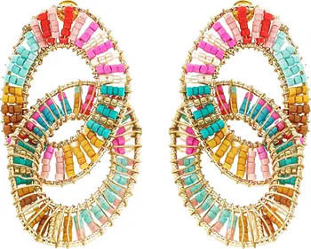 Beaded Link Drop Earrings | Nordstrom