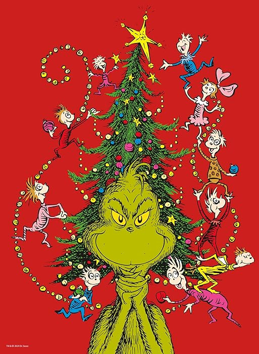 Ceaco - Dr. Seuss - The Grinch - Glow in The Dark - 100 Piece Jigsaw Puzzle | Amazon (US)