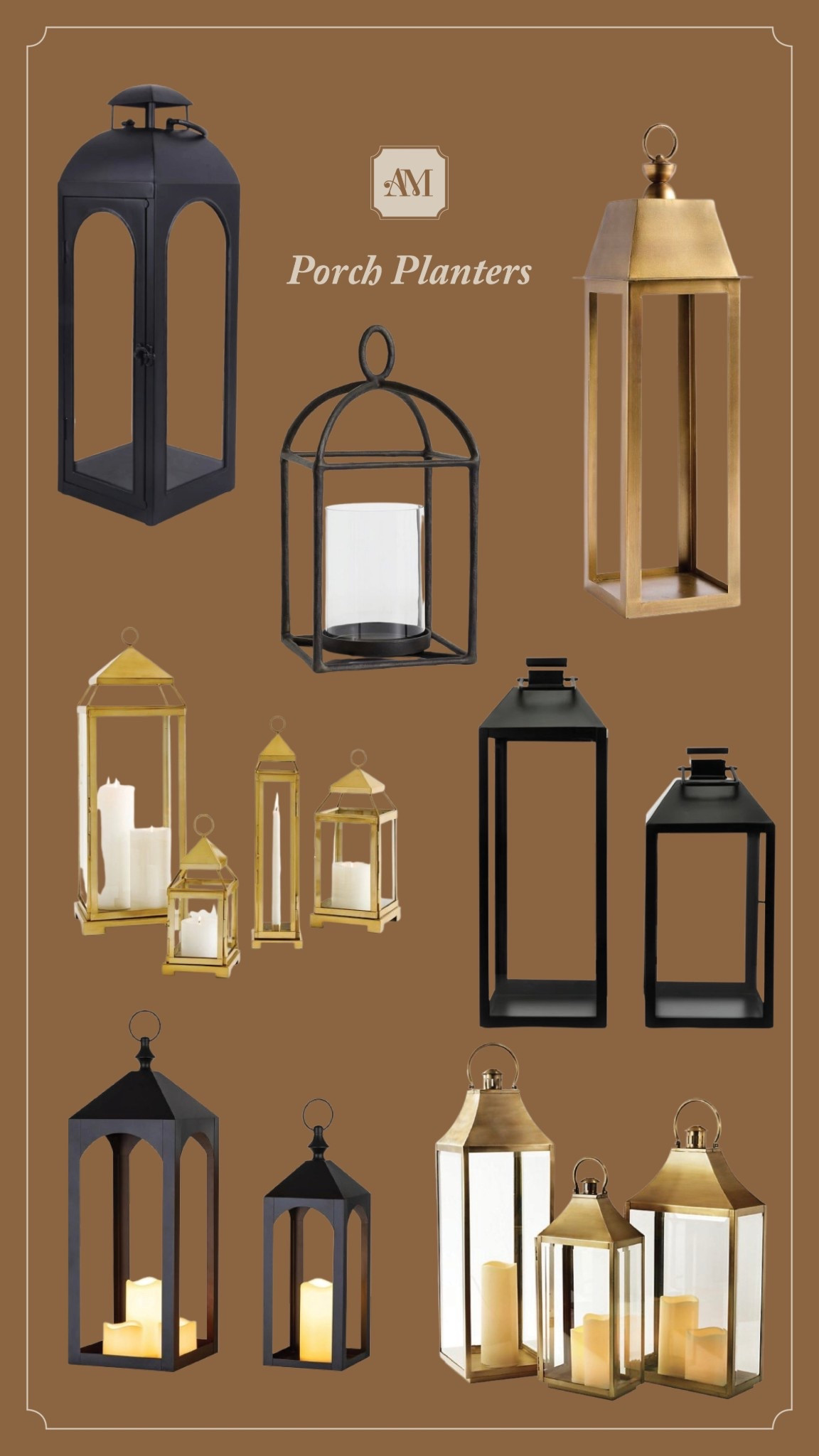 Lanterns add a cozy glow to a fall front porch that make you want to linger a little longer. 

#LTKHome #LTKSeasonal