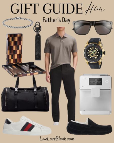 Father’s Day gift ideas
Lululemon outfit and gym bag (Jordan’s favorite and most worn!)
Ugg slippers
Gucci shoes sunglasses and watch
Espresso maker
David yurman bracelet 
Key chain 



#LTKGiftGuide #LTKStyleTip #LTKMens