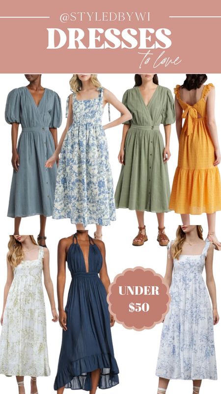 Under $50 spring dresses // love these for eater, Mother’s Day, a motherhood session or a spring session

I snagged one for myself can you guess which one? 

#LTKSeasonal #LTKSpringSale #LTKfindsunder50