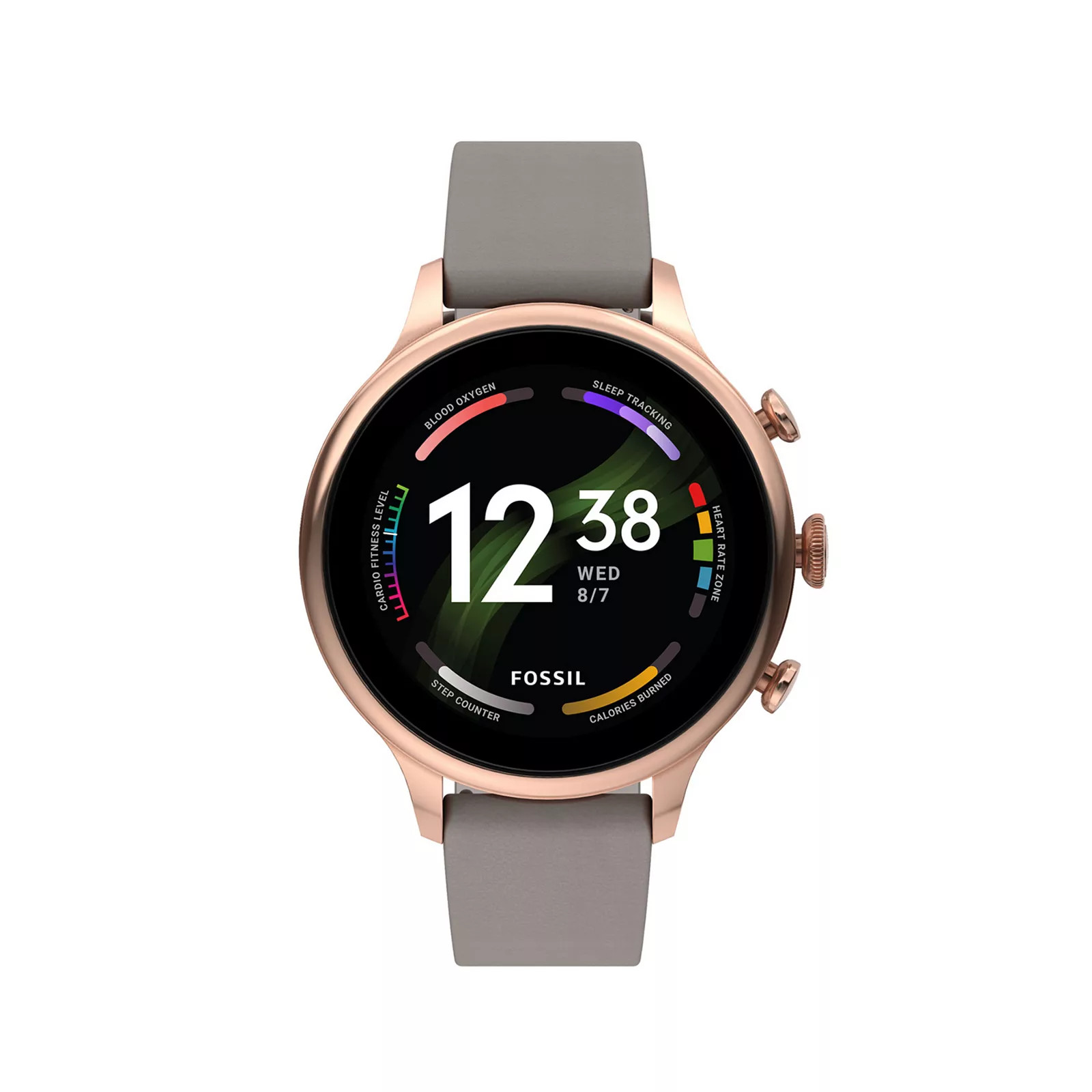 Fossil Gray Strap Women's Smart Watch - FTW6079V, Grey, Large | Kohl's