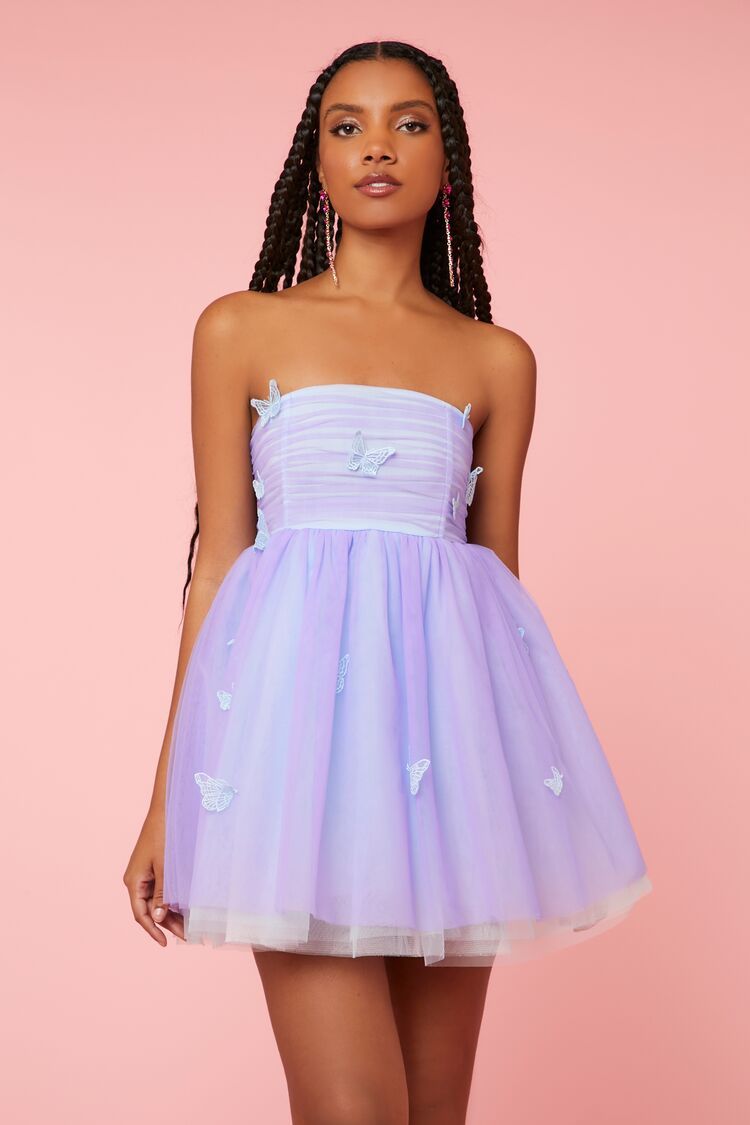 Butterfly Sleeveless Mini Dress | Forever 21 (US)
