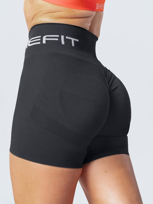 Seamless Shorts - Black | SHEFIT