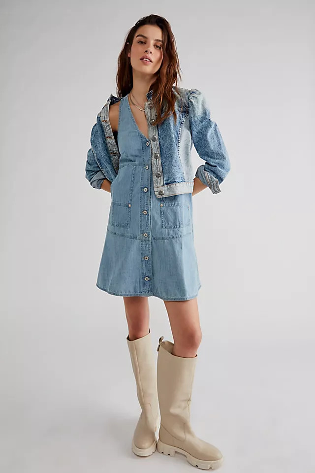 Pocket Full Of Sunshine Mini Dress | Free People (Global - UK&FR Excluded)