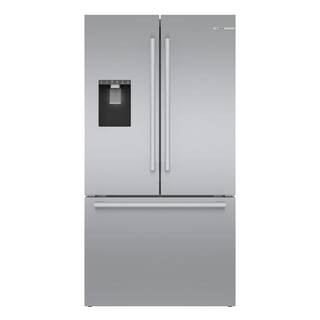 Bosch 500 36 in. 21.6 cu. ft. French Door Refrigerator in Stainless Steel with Fastest Ice Maker,... | The Home Depot