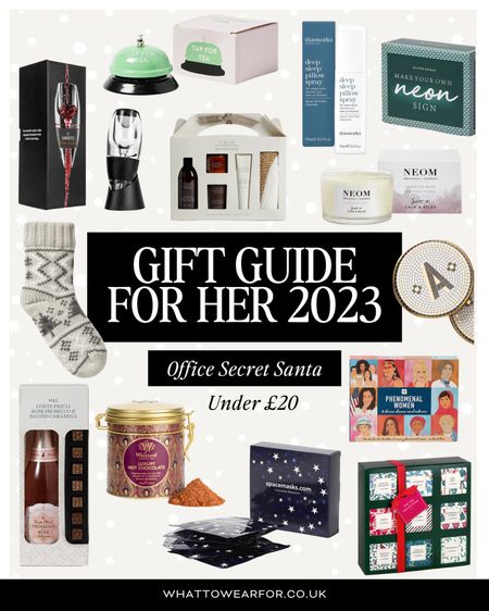 Gift guide for her: office secret Santa 🎄

#LTKSeasonal #LTKHoliday #LTKGiftGuide