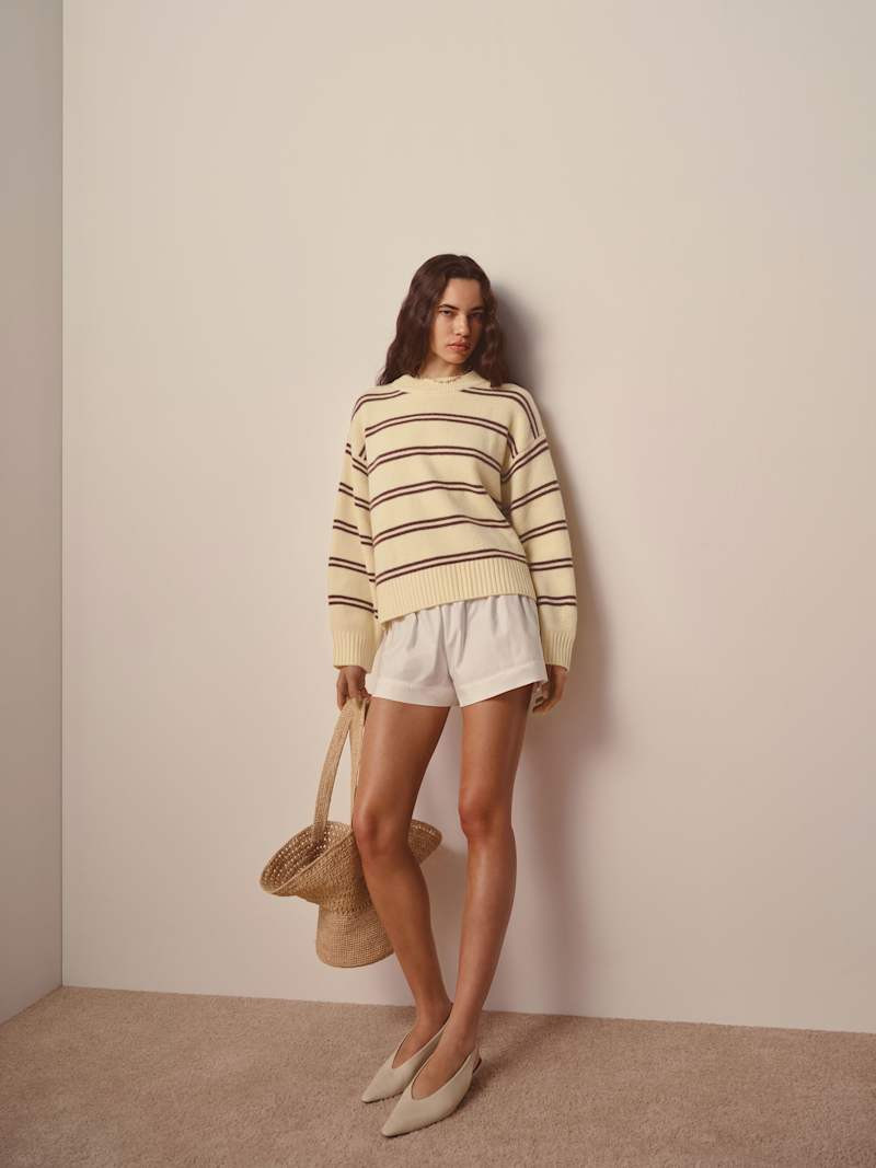 Cove Cashmere Oversized Crew | Reformation (Global)