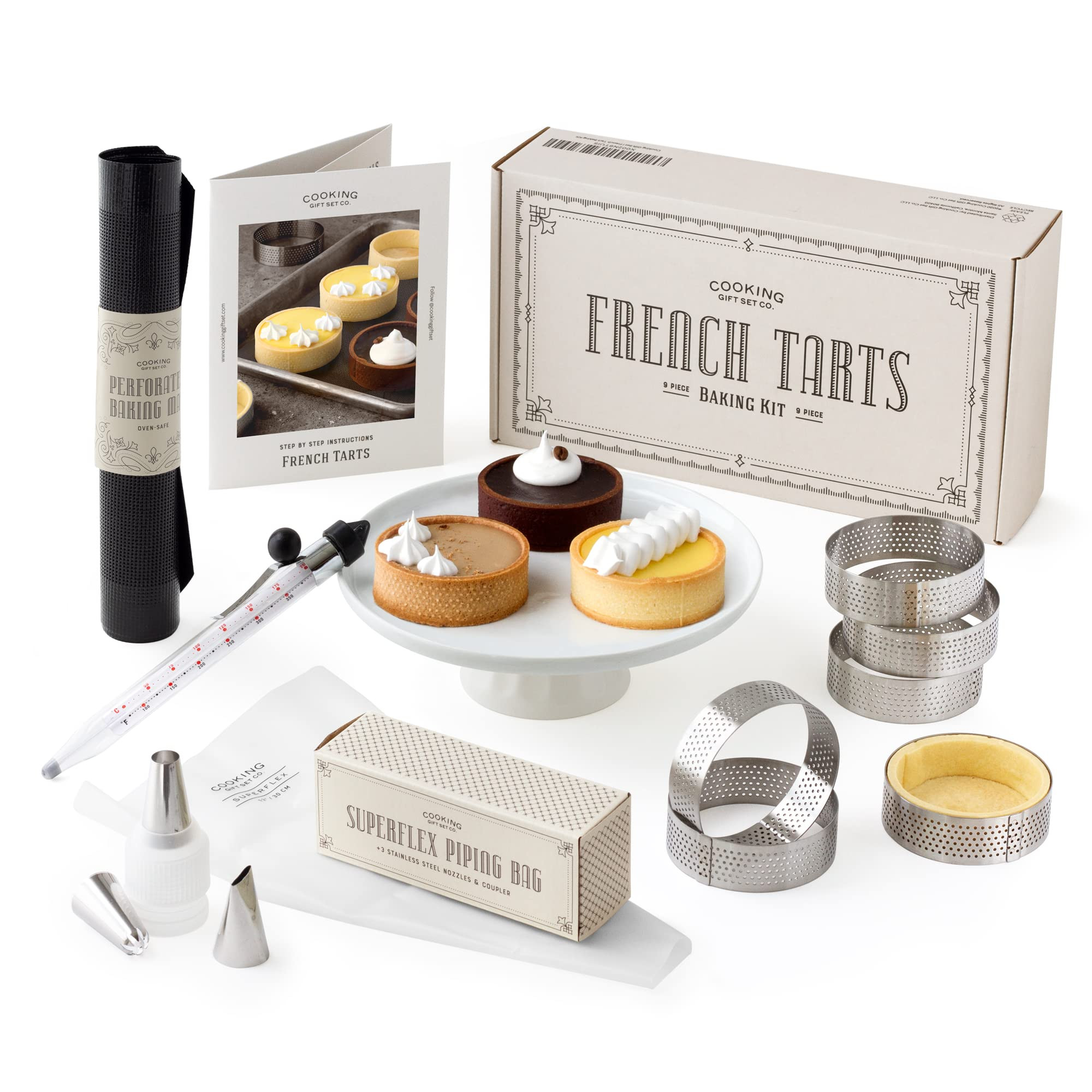 Cooking Gift Set Co. | French Tart Baking Set | Unique Gifts for Women | Christmas Gift Ideas for Mo | Amazon (US)