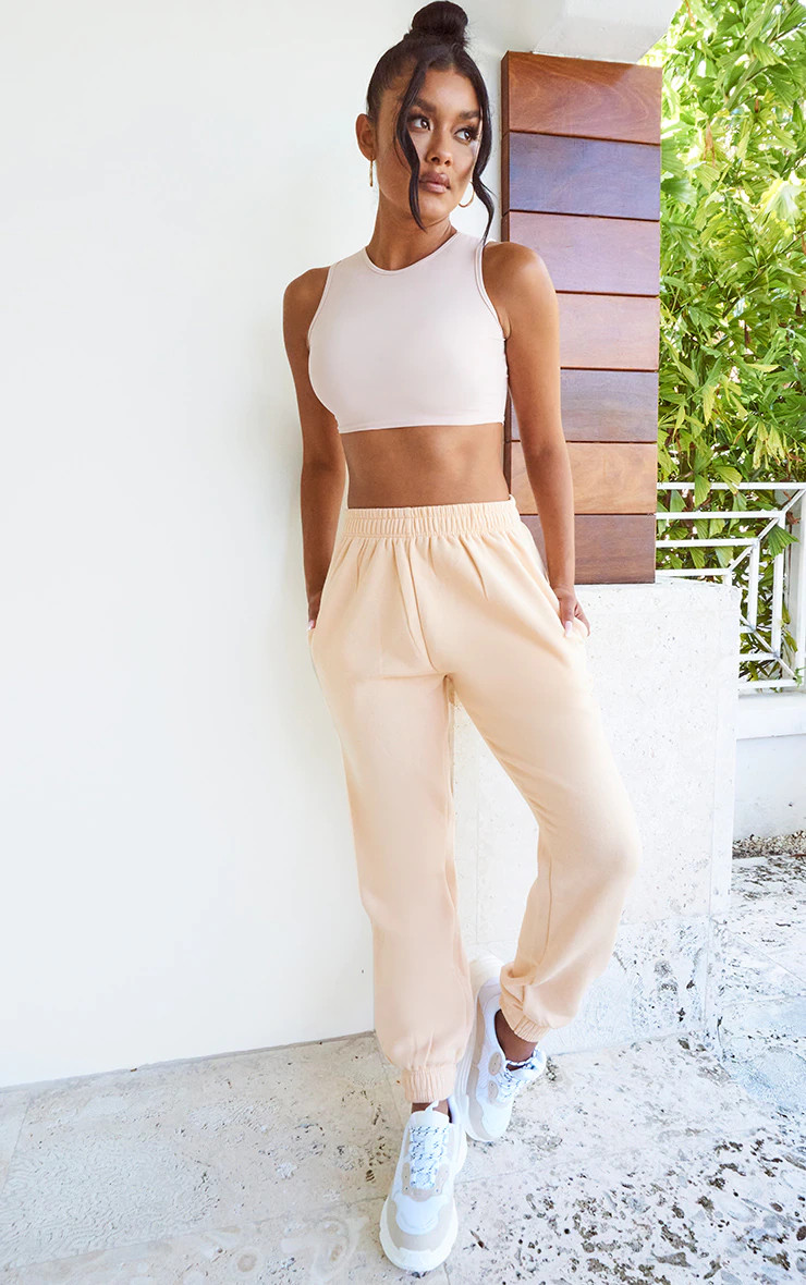 Basic White  Soft Rib Cropped Tank | PrettyLittleThing US