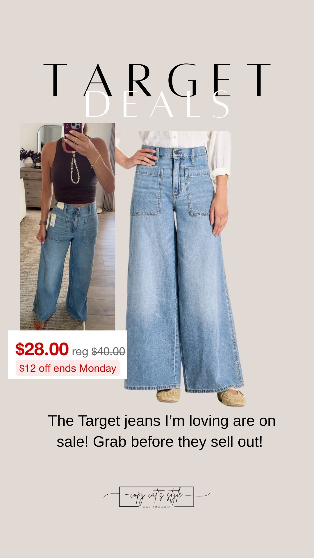 These target jeans are so goo and on sale.

#LTKSaleAlert #LTKOver40 #LTKMidsize