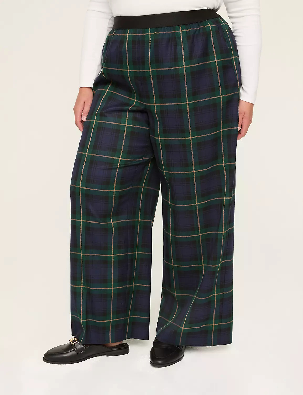 Perfect Drape Pull-On Wide Leg Pant | Lane Bryant (US)