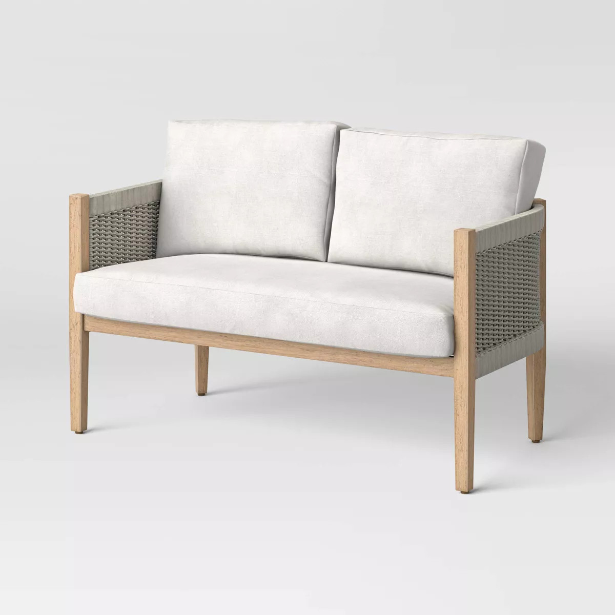 Pasadena Patio Loveseat Gray - Threshold™ designed with Studio McGee | Target