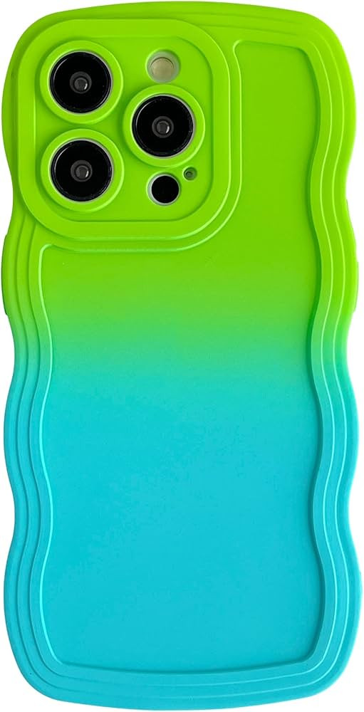 Caseative for iPhone 14 Pro Case, Solid Color Curly Wave Frame Soft Compatible with iPhone Case (... | Amazon (US)