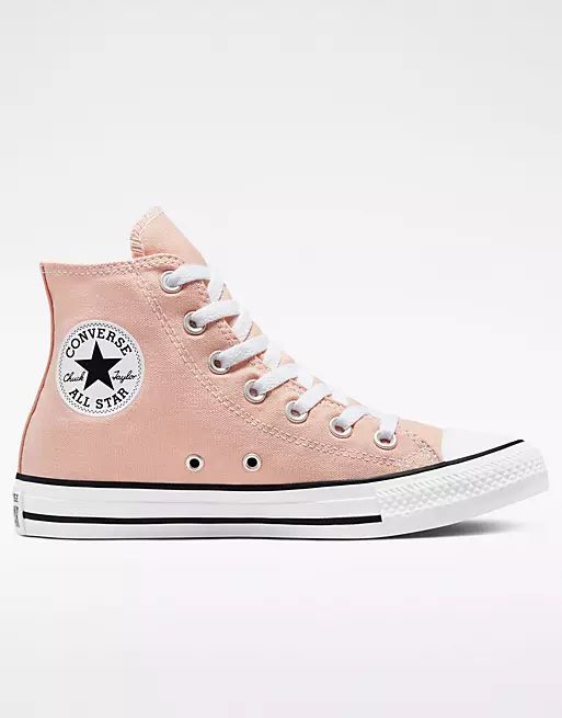 Converse Chuck Taylor All Star Hi trainers pink clay | ASOS | ASOS (Global)