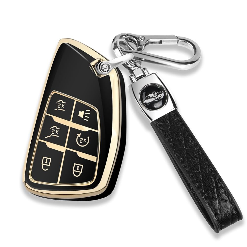 QBUC for Chevy Key Fob Cover with Keychain Soft TPU Protection Case Compatible with 2021-2026 Che... | Amazon (US)