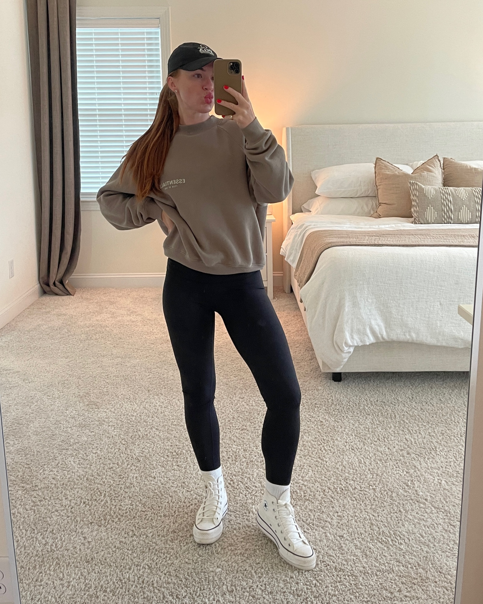 Fall errand outfit, fall leisure, essentials sweatshirt, platform converse 

#LTKSeasonal