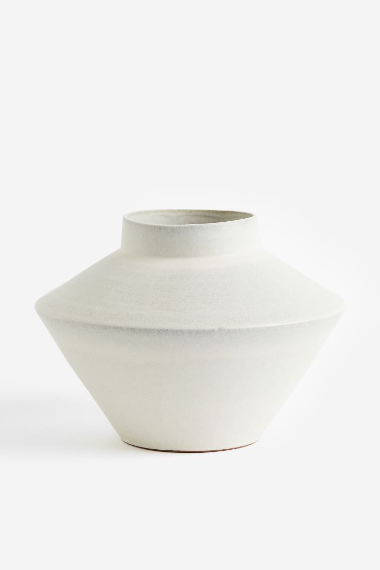 Terracotta Vase - White - Home All | H&M US | H&M (US + CA)