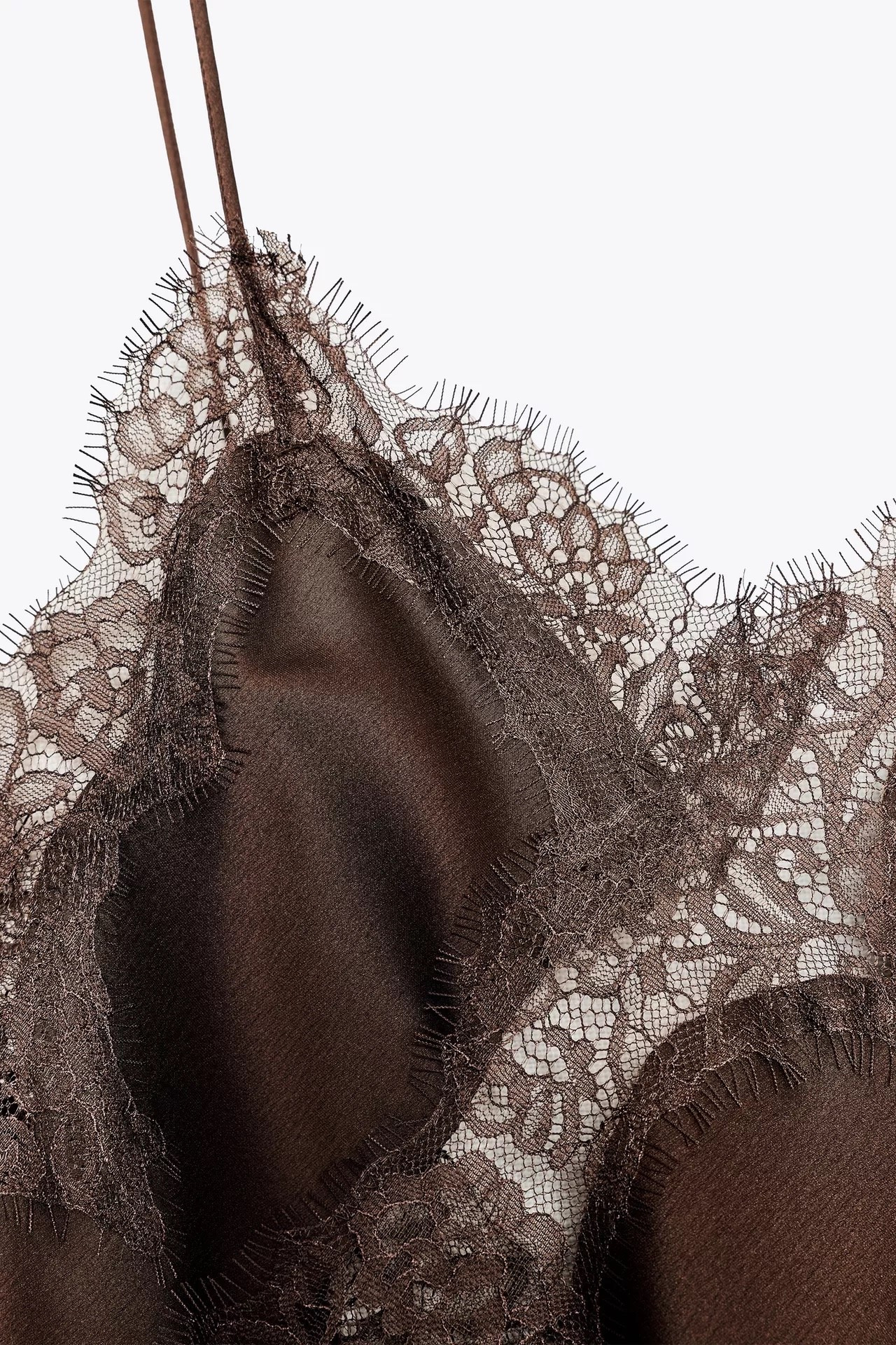 Zara lace cami tops and Zara satin and lace asymmetric dress is back in stock! I bought the brown asymmetric dress and the black lace silk camisole top to elevate my jeans and sandals outfits this summer! #zara Zara new in - Zara dress 

#LTKsummer #LTKuk #LTKstyletip