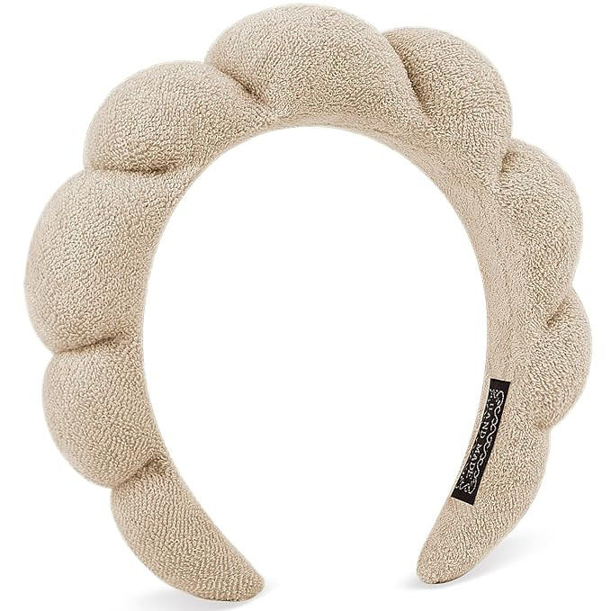 DOMMARE Spa Headband for Women Washing Face Bubble, Skin Care Hairband Makeup Headbands for Teen ... | Amazon (US)