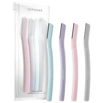 4 Piece Facial Razor Set | Sephora (US)