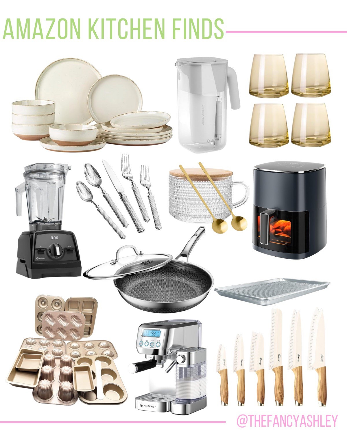 Rounded up some fab @Amazon kitchen finds—cute dish set and glasses, the blender I’m obsessed with, and more. It’s the perfect time to refresh your kitchen essentials for summer! #founditonamazon #amazonpartner

#LTKSeasonal #LTKHome