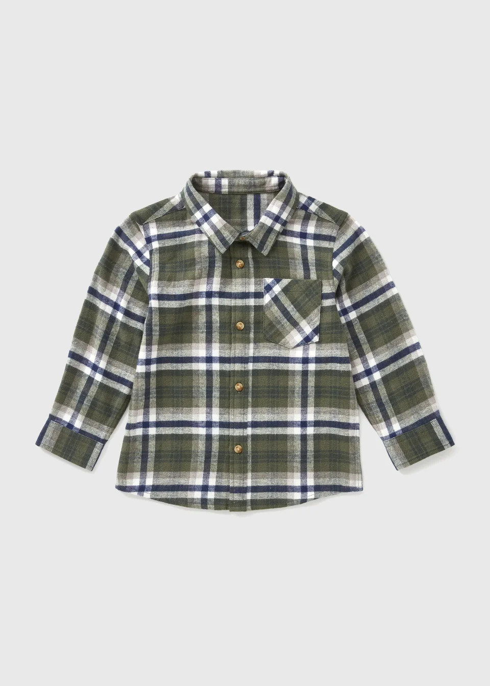 Boys Green Checked Shirt (1-7yrs) | Matalan (UK)