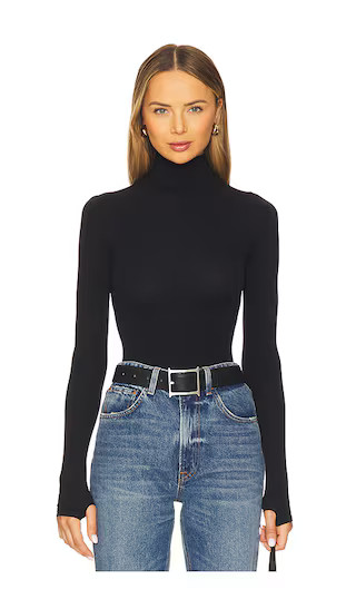 Commando Ballet Body Turtleneck Bodysuit in Black. | Revolve Clothing (Global)