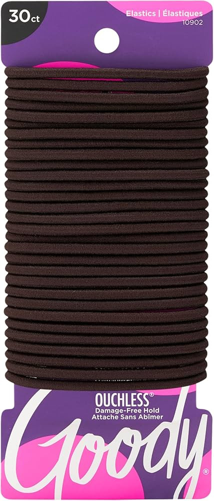 Goody Ouchless Hair Elastics – No Pull, No Breakage, Tangle-Free Hold for Thick, Curly, Coily &... | Amazon (US)