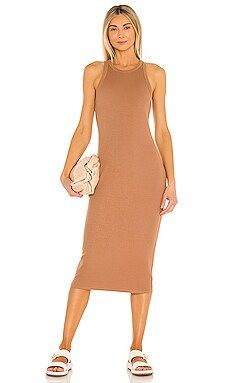 Lanston Racerback Dress in Brule from Revolve.com | Revolve Clothing (Global)