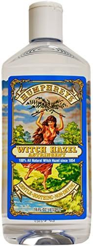 Humphrey's Witch Hazel Astringent 100% All Natural Witch Hazel 16 Ounce | Amazon (US)
