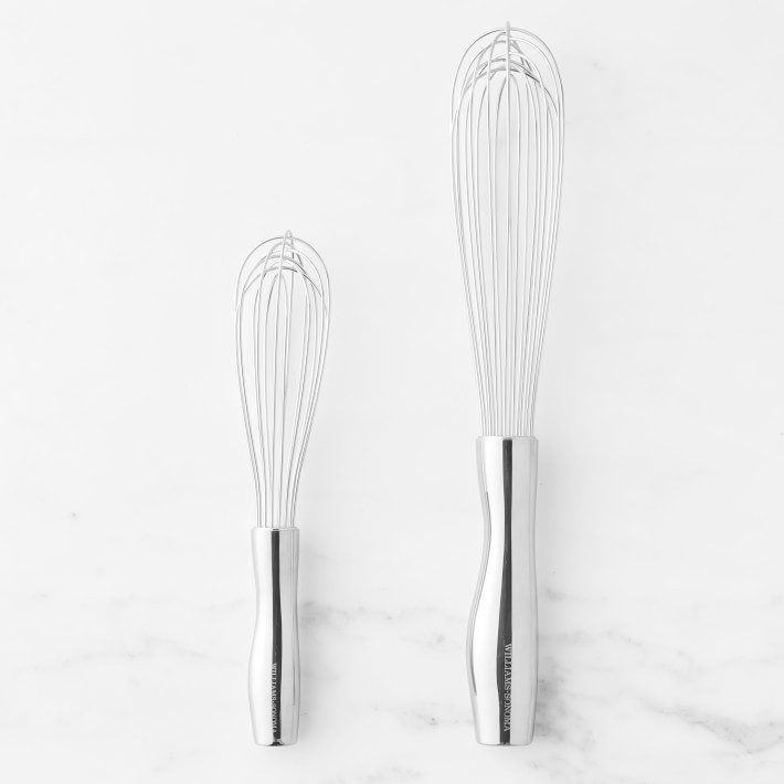 Williams Sonoma Signature Stainless-Steel French Whisks, Set of 2 | Williams-Sonoma