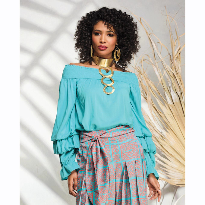 Letsha Woven Blouse | Ashro