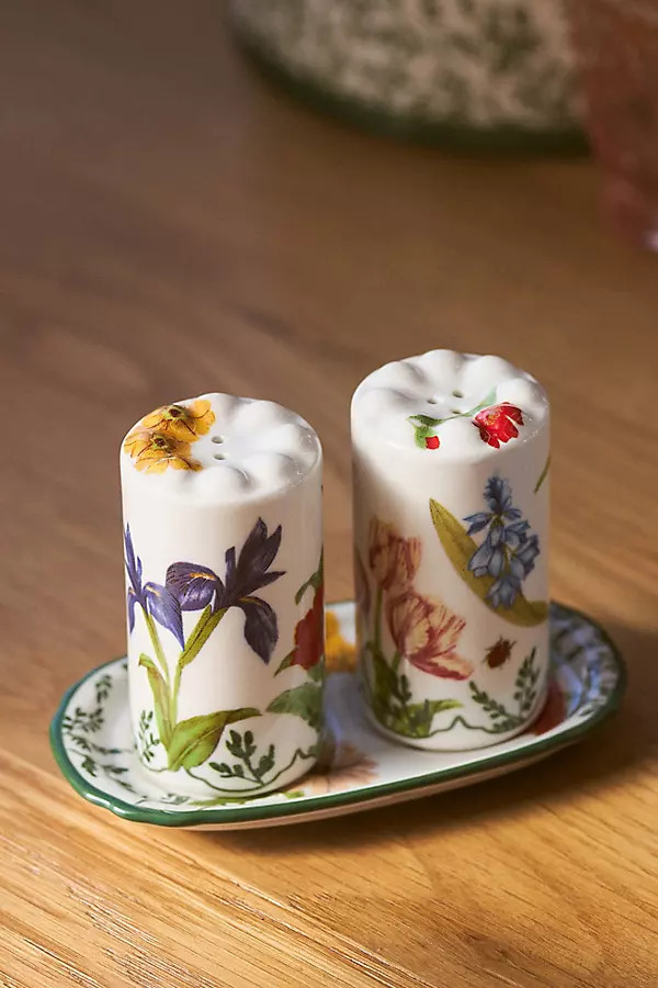 Eden Stoneware Salt & Pepper Shakers | Anthropologie (US)