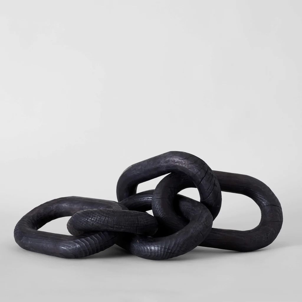 Charcoal Wood Chain, Large Link | Bloomist